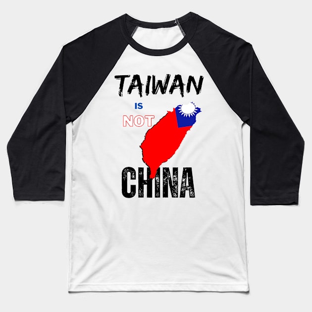 Taiwan is not China - Prevent the war Baseball T-Shirt by Trippy Critters